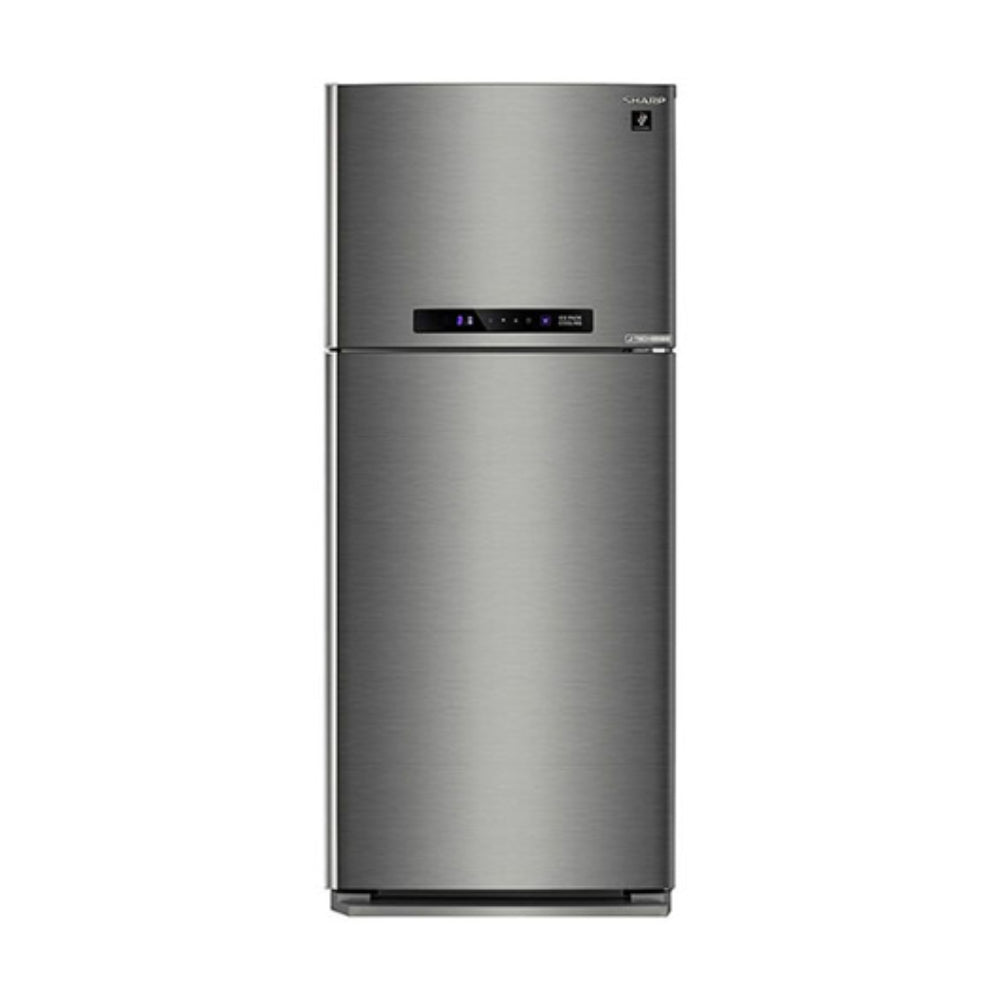 Sharp Digital No Frost Refrigerator Inverter 385 Liter Dark Stainless SJ-PV48G-DST. Sharp Digital No Frost Refrigerator Inverter 385 Liter Dark Stainless SJ-PV48G-DST.